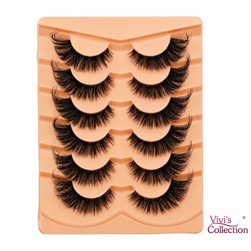 False eyelashes cat eye wispy - eyelashes,