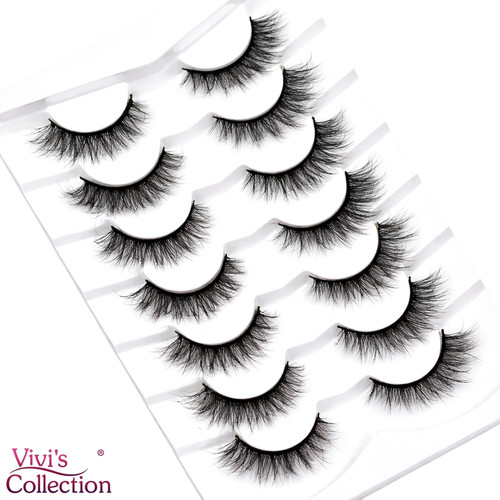 False eyelashes cat eye - false, wispy