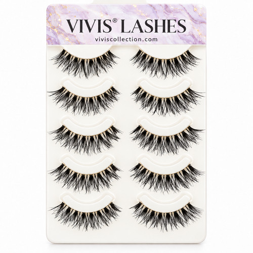 False eyelashes wispy - false, eye
