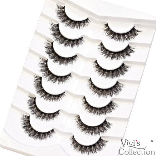 False eyelashes natural - natural, short