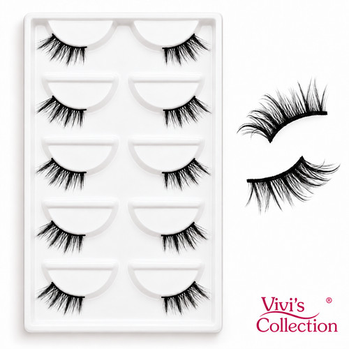 Half lashes natural - lashes, cat