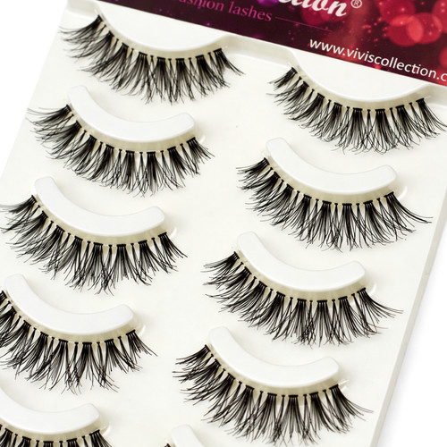 False eyelashes wispy doll - eyelashes, eye