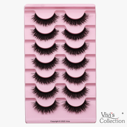 False eyelashes wispy thick - false, 3d