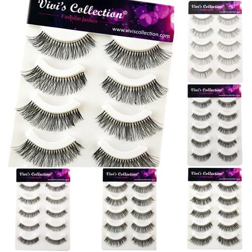 False eyelashes lashes pairs - false, 5
