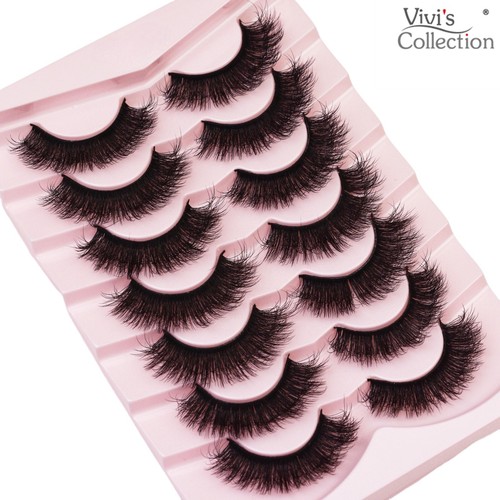 Fluffy false eyelashes - eyelashes, thick