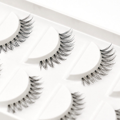 False eyelashes short natural - short,